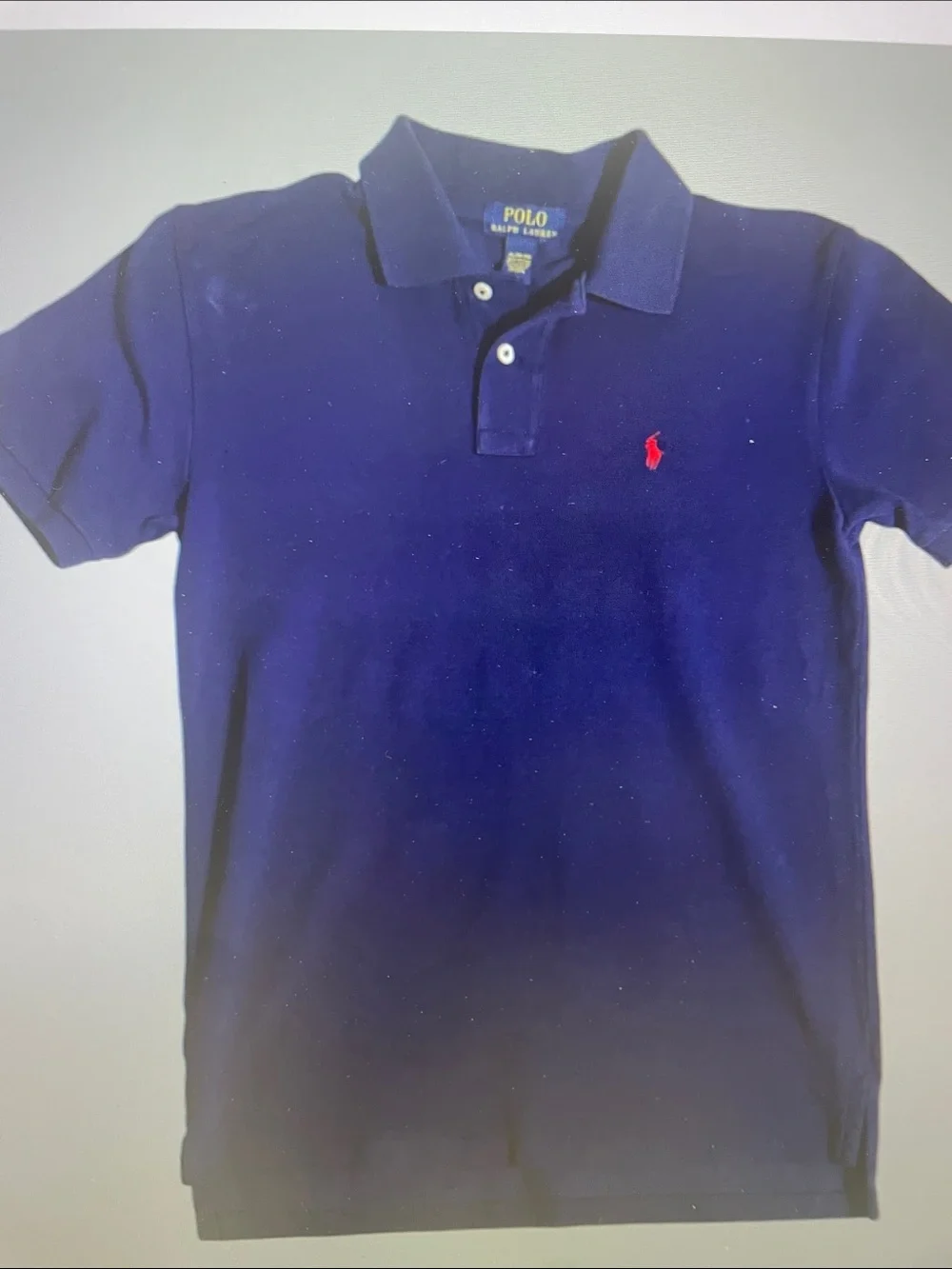 Polo by Ralph Lauren Navy Polo Shirt with Red Pony